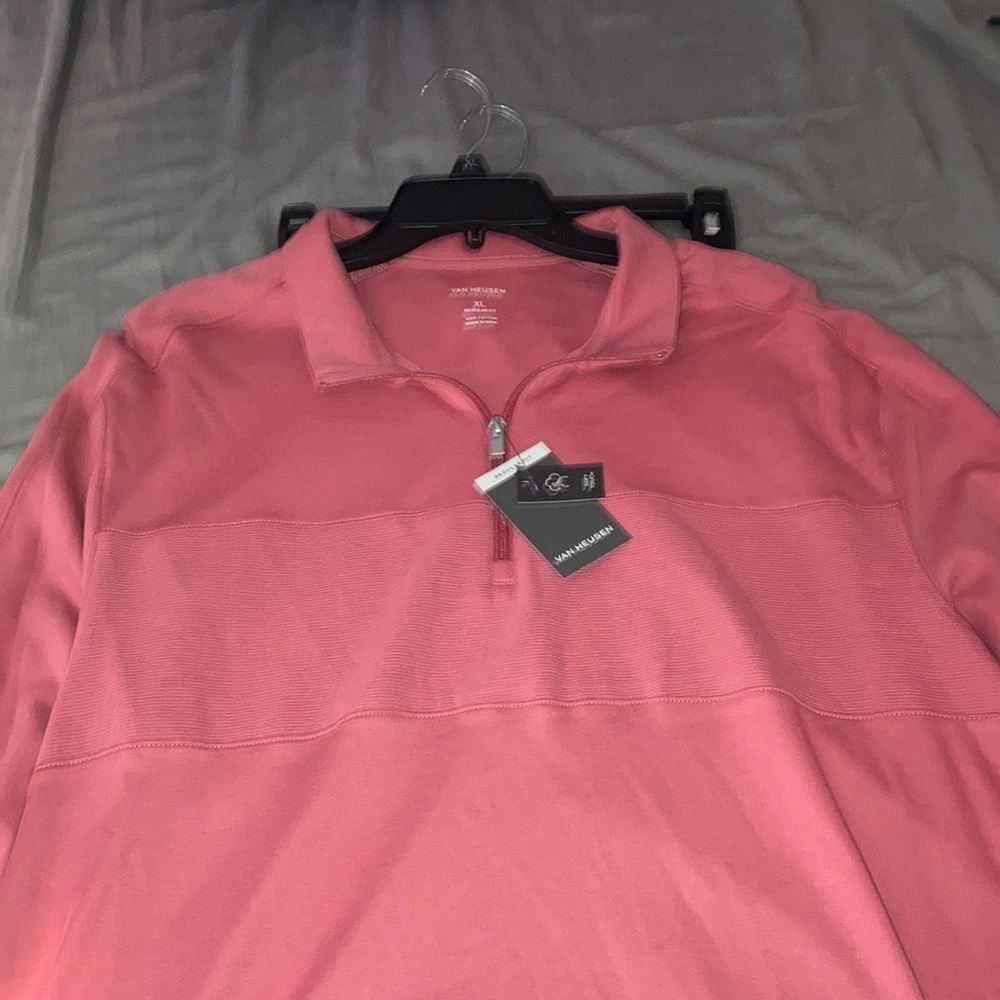 NWT van Heusen quarter zip pullover